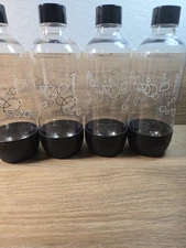 Sodastream Carbonating Water Bottles Replacement Pre-Owned OEM Lot Of 4 