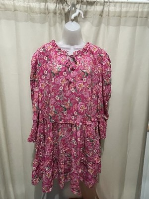 Misa Maya Mini Dress Falaise Floral Pink Medium