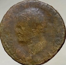Roman Emperor Vespasian Genuine Ancient Coin 69AD-79AD Bronze As