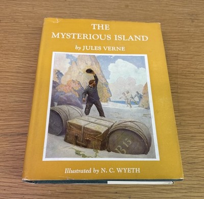The Mysterious Island by Jules Verne - Illustrated by N.C. Wyeth Scribner HC/DJ