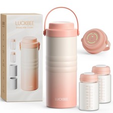 24H Portable Breast Milk Cooler with LCD Display   Insulated Milk Storage Bot...