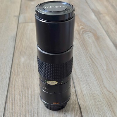 Vintage Minolta Rokkor-X 300mm MD Tele 1:56 Manual Focus Lens Read