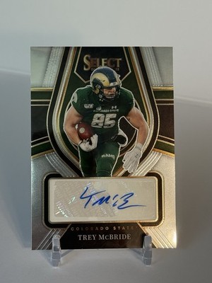 Trey McBride 2022 Select Draft Picks Rookie Signatures RC Auto Colorado State