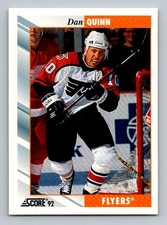 #43 1992-93 Score Dan Quinn Philadelphia Flyers