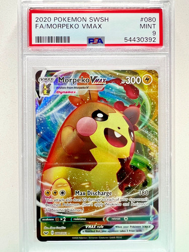 Morpeko VMAX graded PSA 9 for sale on eBay