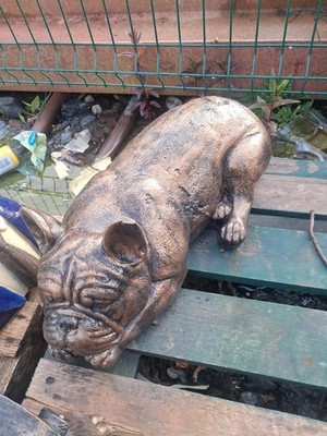 Large Laying Frenchie Dog Mold Latex And Fibreglass