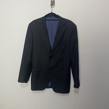 Suitsupply Blazer Men's Gray Vitale Barberis Canonico Single Breasted Size 40L.