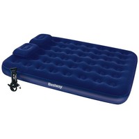 Luftbett Beflockt Mit Kissen Luftpumpe Luftmatratze Aufblasbare Matratze Bestway