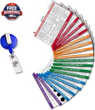 Intensive Care Nurse Essentials RN Badge Buddy Reference Cards Critical Care