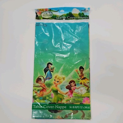TinkerBell Fairies Disney Birthday Party Picnic Table cover Hallmark Tinker Bell