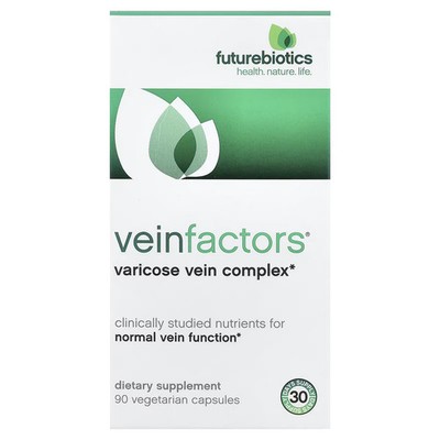 FutureBiotics, VeinFactors, Varicose Vein Complex, 90 Vegetarian Capsules