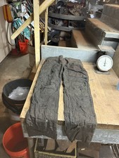 Vintage Early 1900s Gray Brown Wool Tweed Pants Trousers Workwear Clothing USA