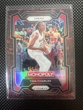 2024 Panini Prizm Monopoly WNBA - Tina Charles #71 Classic Icons Red Prizm