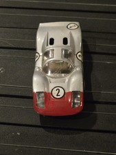 Tyco Pro Porsche 908 Long Nose  8801  70's Brass Pan Chassis  Runs 