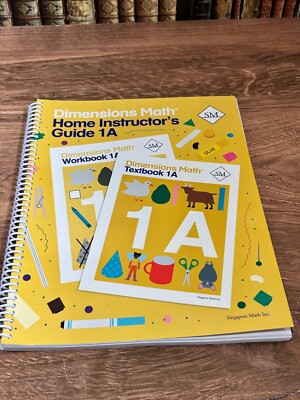 Dimensions Math Teacher's Guide 1A Singapore Math Inc Book Spiral-bound