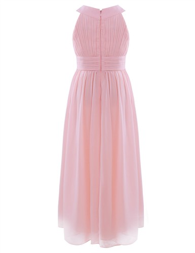 Flower Girls Dress Bridesmaid Birthday Party Prom Wedding Chiffon Formal Gown - Picture 26 of 75