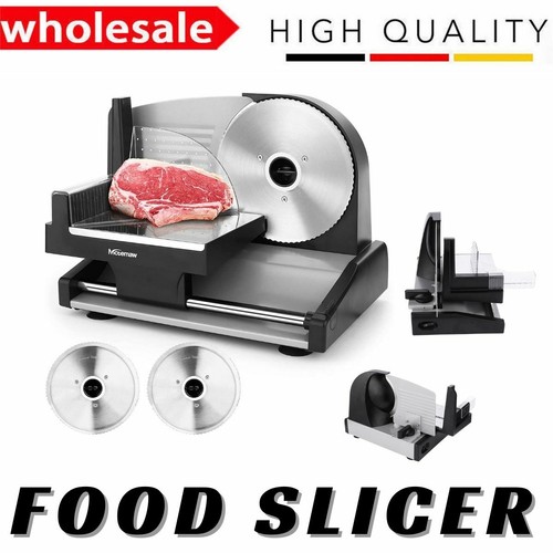 vonshef stainless steel meat slicer