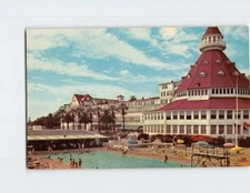 Postcard Swimming Pool Hotel Del Coronado California USA