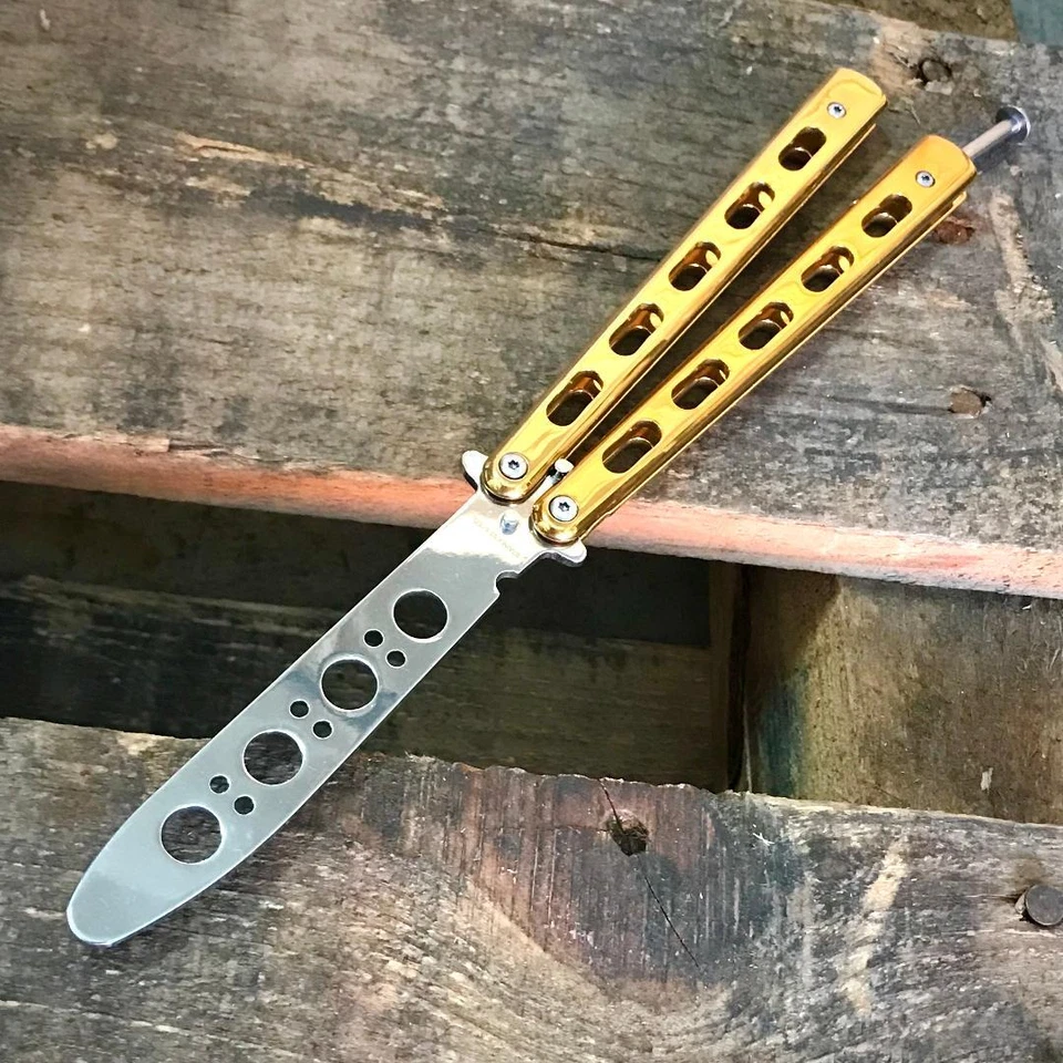 Treinador de metal dourado para prática pesada - Imagem 2 de 3