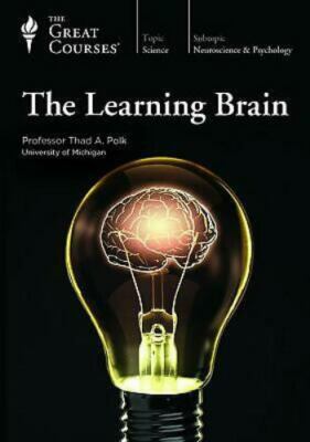 The Great Courses: The Learning Brain (DVD, 4 Disc Set) New Sealed W/ Guidebook