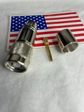 RP-TNC Male Jack Crimp for RG8 LMR400 RG213 RF cable connector RPTNC USA