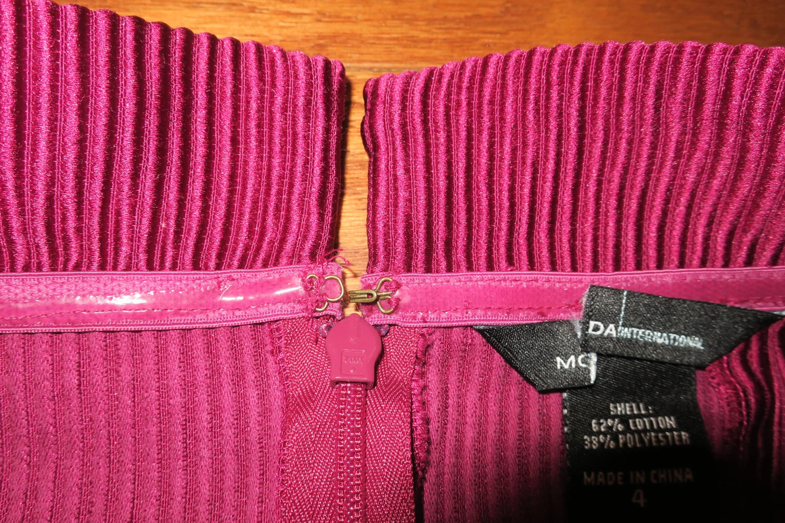 UNDERCOVER Abito da festa 4 XS ❤️ VICTORIA'S SECRET MODA ❤️ RASO ❤️ SENZA SPALLINE LUNGHEZZA GINOCCHIO CERNIERA