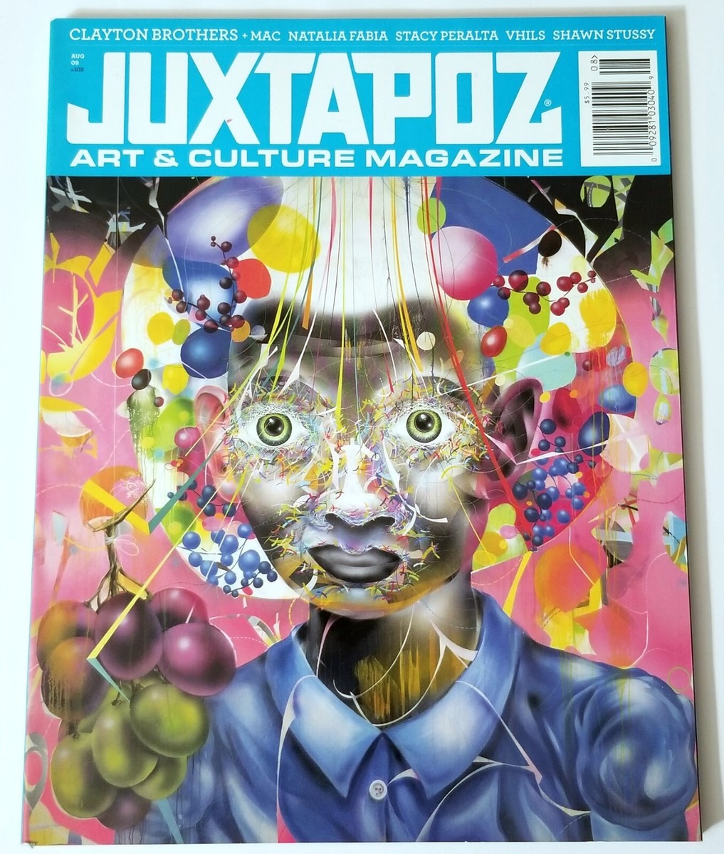 JUXTAPOZ EL MAC SHAWN STUSSY 2009 VHILS ART MAGAZINE 103 STREET