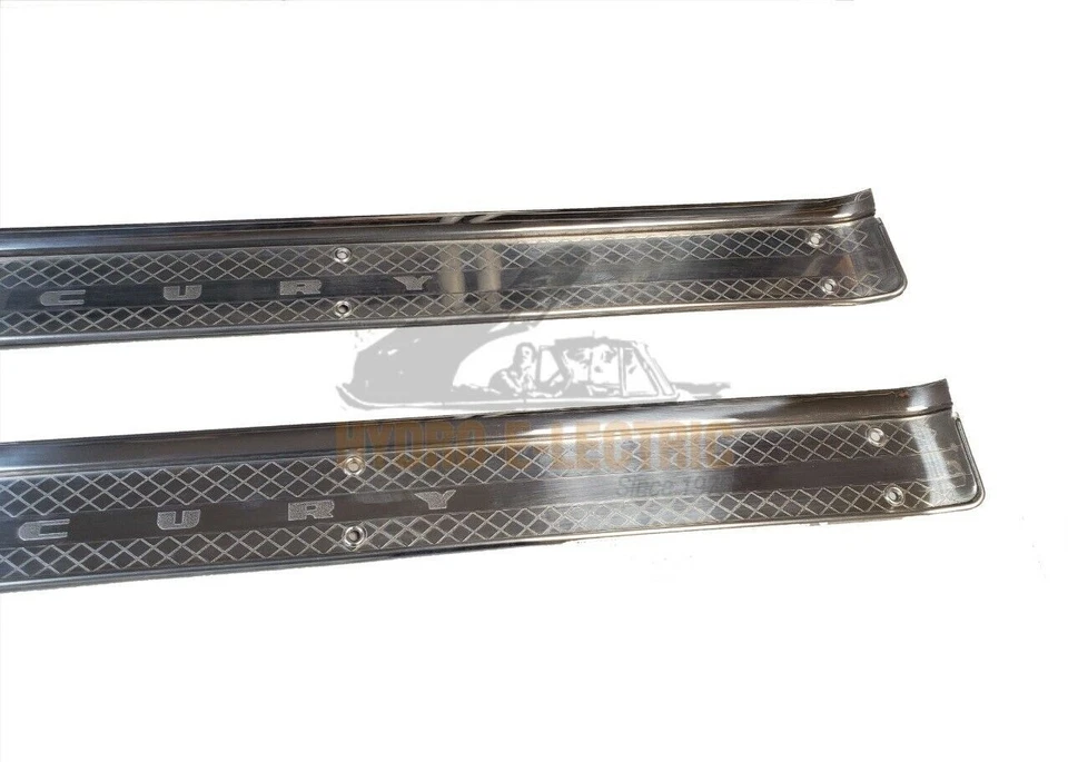 Placas de desgaste del umbral de la puerta - Par - Mercury 1952-1954 2 puertas Foto 2 de 3