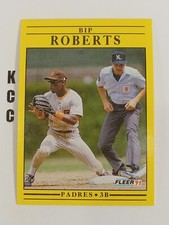1991 Fleer MLB Baseball San Diego Padres #540 Bip Roberts