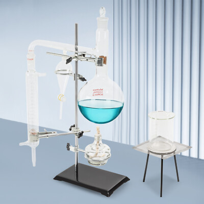 1000ml Distillation Apparatus Chemistry Lab Equipment For Chemistry Experiment