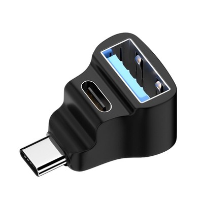 Male 20Gbps to USB 2.0 Female 100W Fast Charge Extender