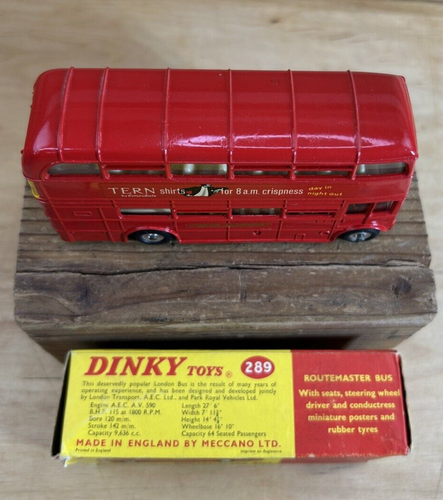 Vintage Dinky Toys #289 Routemaster Bus w/ Driver & Conductress Made In England - Picture 5 of 20