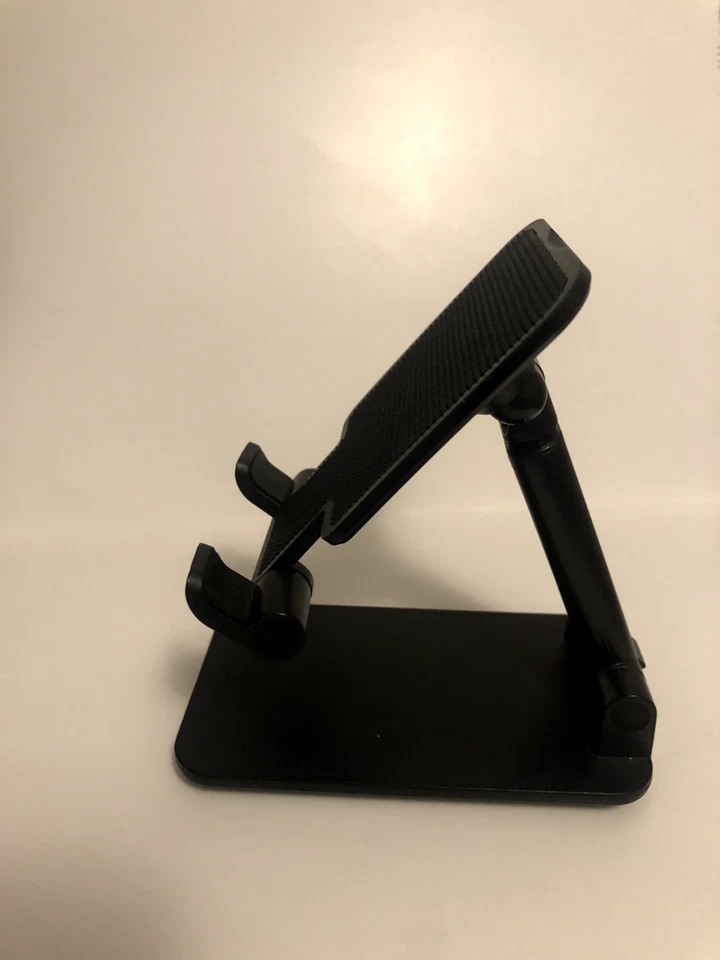 Soporte plegable ajustable para teléfono celular soporte de escritorio base para iPhone Samsung Foto 2 de 4