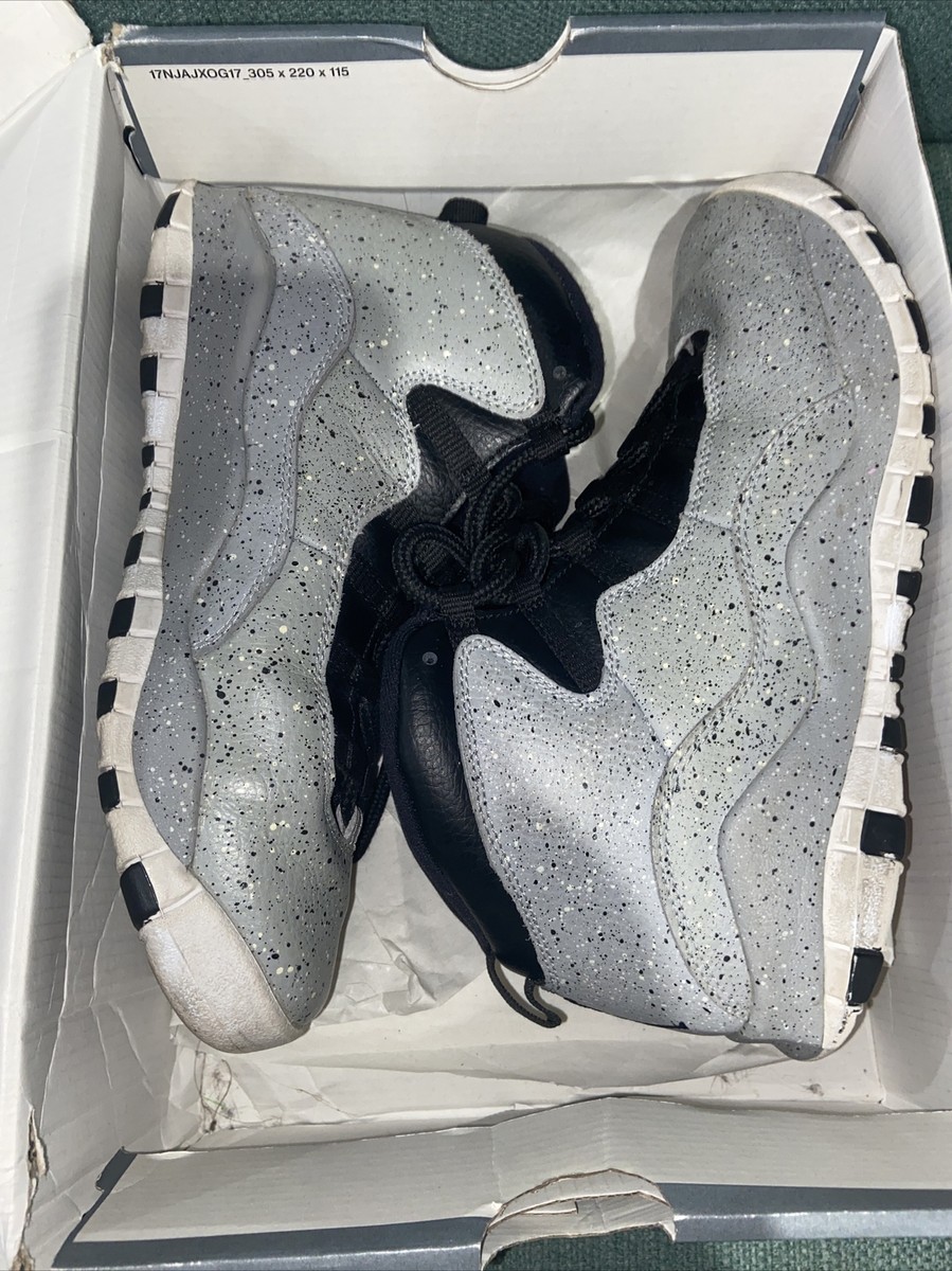 Nike Air Jordan 10 Retro Cement Light Smoke Grey Black Nike Air Jordan 10 Retro Cement Light Smoke Grey Black