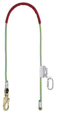 TreeUp Kurzseilsicherung PROT 40 AF 140 – 3 Meter, Stahlseil, EN 358, Für Baumarbeiten