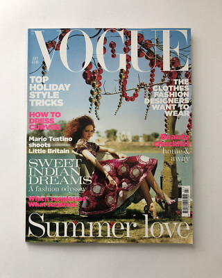 British Vogue July 2005 Lily Cole by Tim Walker Mario Testino - Fashion Style