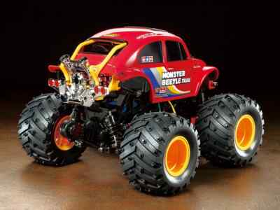 Tamiya RC Monster Beetle Trail Monster Truck - Red 4950344586721