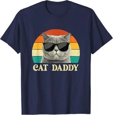 Cat Daddy Cool Boss Cat Lover Kitten Owner Unisex T-Shirt