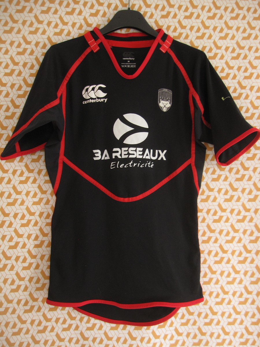 Maillot De Rugby Maillot Lou Rugby Domicile Officiel Enfant Noir