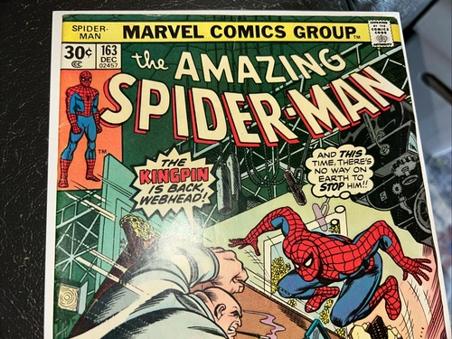 Amazing Spider-Man #163 - All The Kingpin's Men! - Dec 1976 - Marvel Comics
