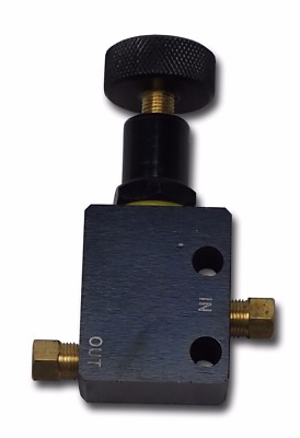 adjustable proportioning valve for disc brakes one inlet one outlet apv1