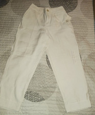 A New Day sz 8 R slim ankle cream colored pants NWT