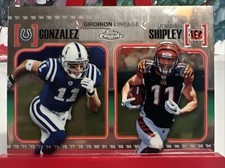 2010 Topps Chrome Gridiron Lineage #CGLGS Anthony Gonzalez/Jordan Shipley