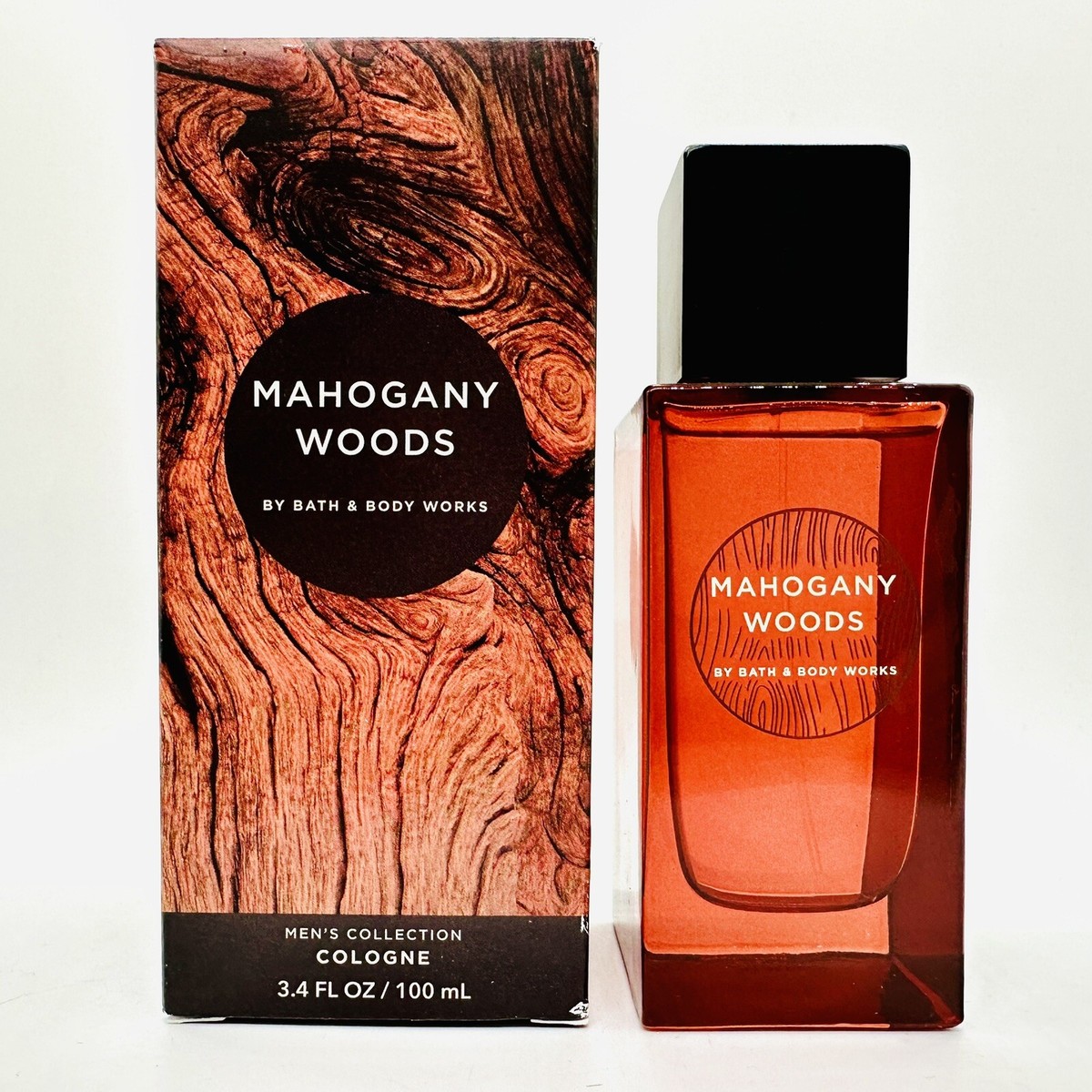1/BATH BODY WORKS MAHOGANY WOODS MEN'S COLLECTION COLOGNE FL
