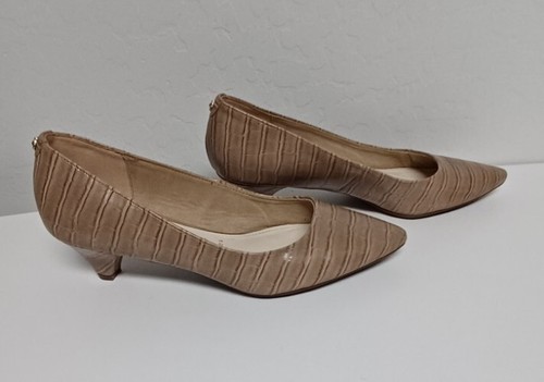Anne Klein Womens Xmay Pumps, BEIGE, Size 8.5 - Picture 2 of 6