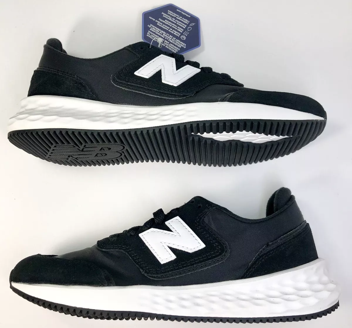 New Balance Fresh Foam X 70 v1 Sneaker Men s 4 Women s 5.5 Black White MSX70CD