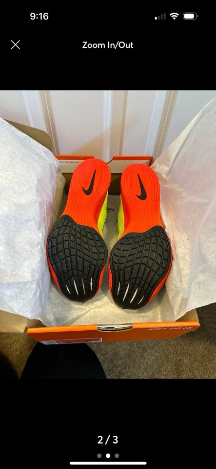 Talla 6.5 - Nike ZoomX Vaporfly Next% 2 Voltios Carmesí Brillante Foto 2 de 3