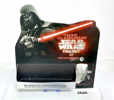 Star Wars Classic Trilogy Dvd Counter Top Pre Order Display VERY RARE