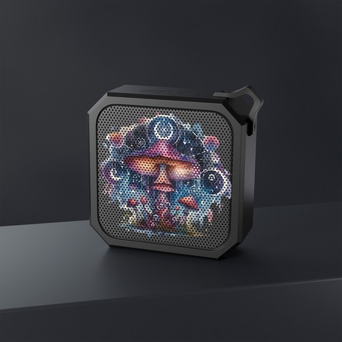 Enceinte Bluetooth Champignon Vibrant Design Cottagecore, Enceinte Portable, Extérieur - Photo 5 sur 5