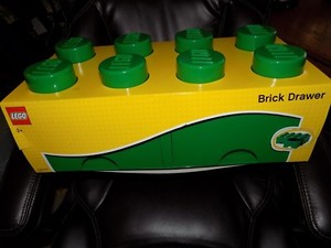 lego brick 8 knobs stackable storage box